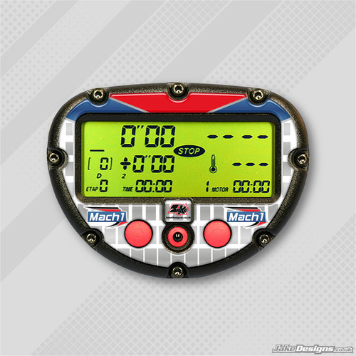 Mach style gel sticker - 1, for