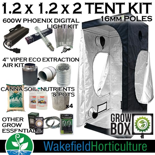 Grow box tent kit - box, 16mm