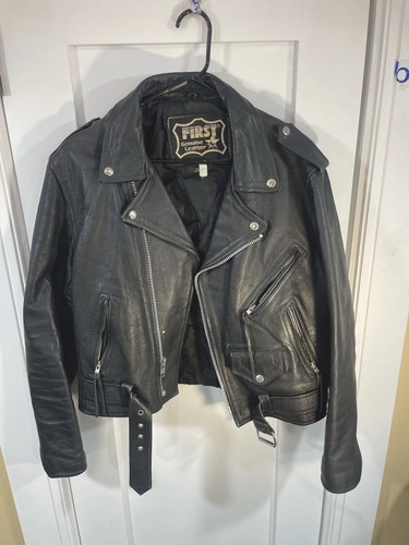 Vtg first genuine - vtg, leather
