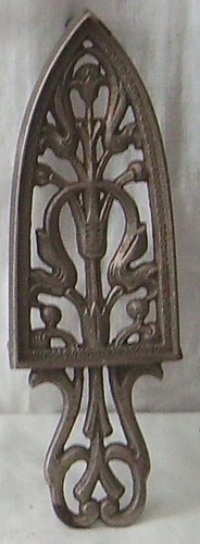 Antique flat iron stand - iron,