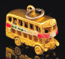 9K Gold LONDON DOUBLE DECKER