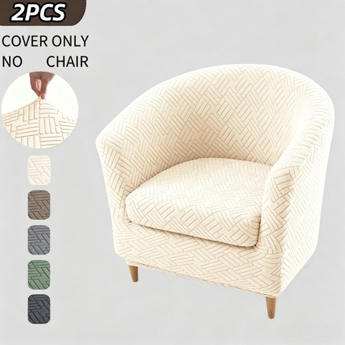 2pcs jacquard tub - chair, cover