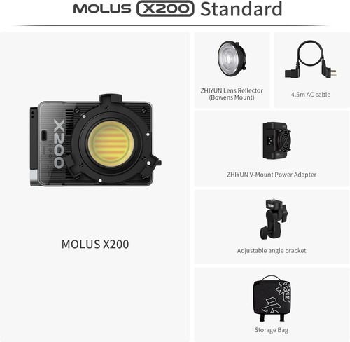 Zhiyun molus x200 - molus, 200w
