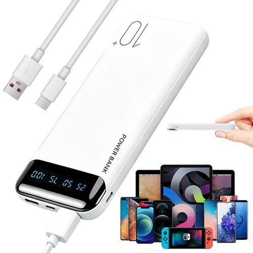 Power 10000mah bank portable - power,