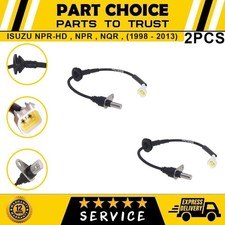 2X REAR ABS SPEED SENSOR For