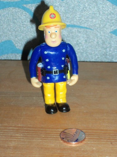 Fireman sam action figure - fireman, 3.5