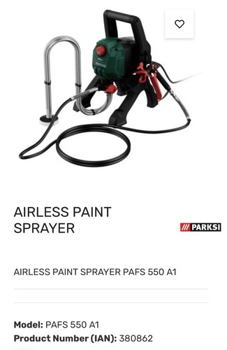 Parkside pafs 550 airless - parkside,