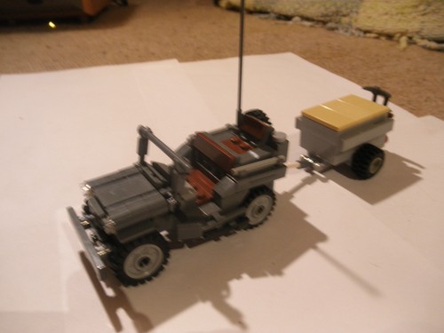 Lego moc ww2 willys jeep - ww2,