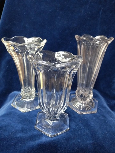 Chippendale glass vases - chippendale,