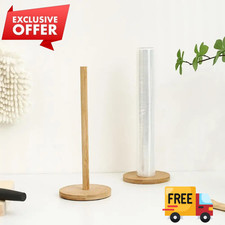 Wooden Roll Paper Towel Holder