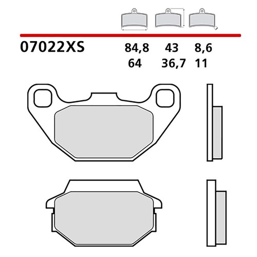 Brembo front brake pads kit - brembo,