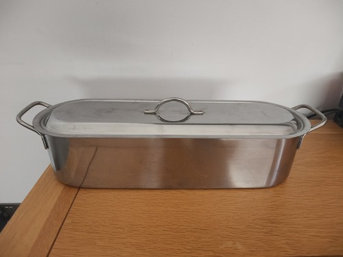 Stainless steel fish kettle - steel,