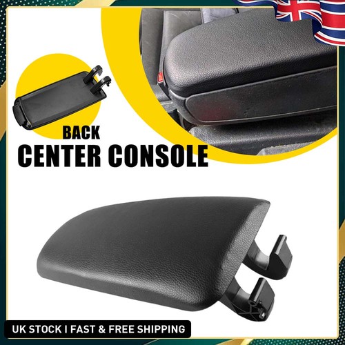 Black leather centre - black, console