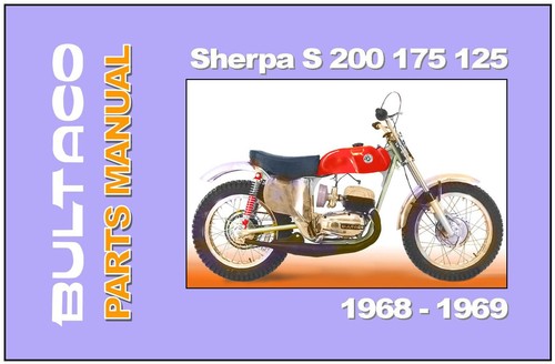 Bultaco parts manual sherpa - bultaco,