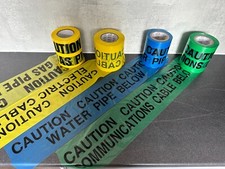 CAUTION Underground WARNING tape Electric Cable Water Pipe Gas Main