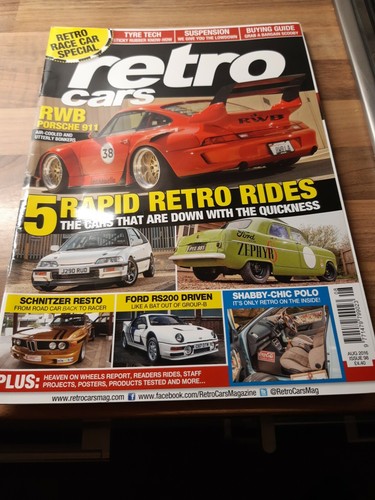 Retro cars magazine - retro, august