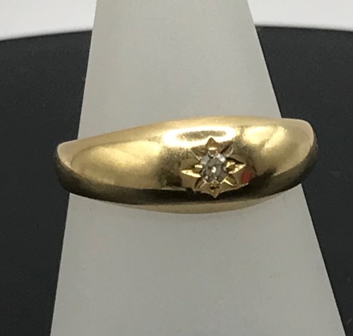 Vintage 18ct gold diamond