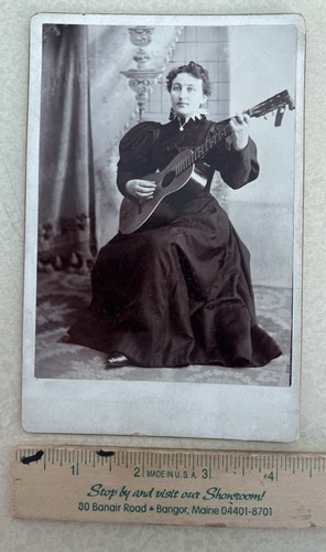 Cabinet card photo - card, of