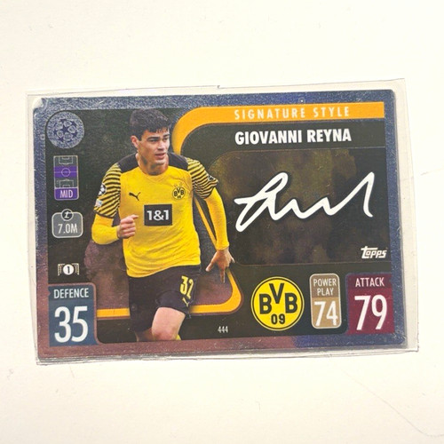 Topps giovanni reyna signature - topps,