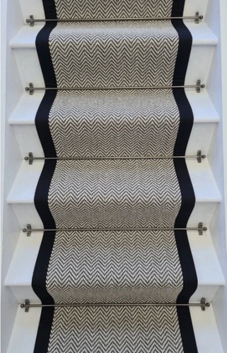 Herringbone stair runner - herringbone,