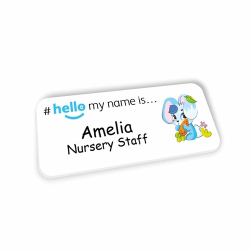Hello name badge - my,