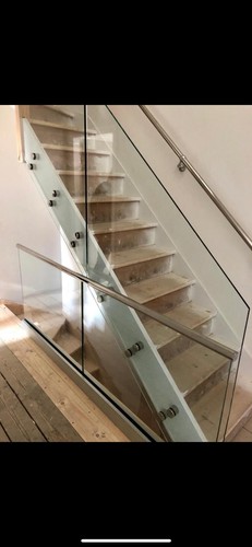 Stainless steel and glass - and,