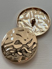 Giant Gold Button Luxury Metal