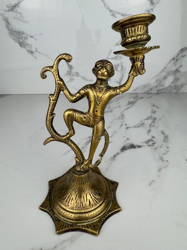 Vintage brass monkey - brass,