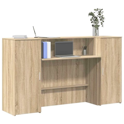 Reception desk sonoma oak - reception,
