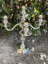 Candelabro Candeliere Argento 800 5 Fiamme