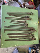 10 Pair Blacksmith Farrier Tongs Atha Champion Columbian Pickup