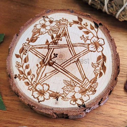 Pentacle altar tile - altar,