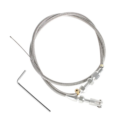 Braided engine throttle gas - engine,