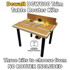 Dewalt DCW600 Trim  router table kits