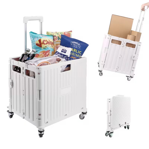 Foldable shopping trolley cart - foldable,