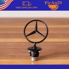 Matte Black Star Hood Logo