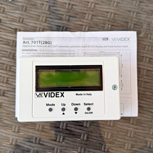 Videx art 701t - videx, digital
