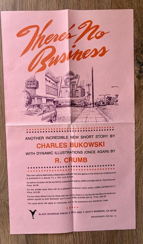 Charles bukowski there s - there's, no