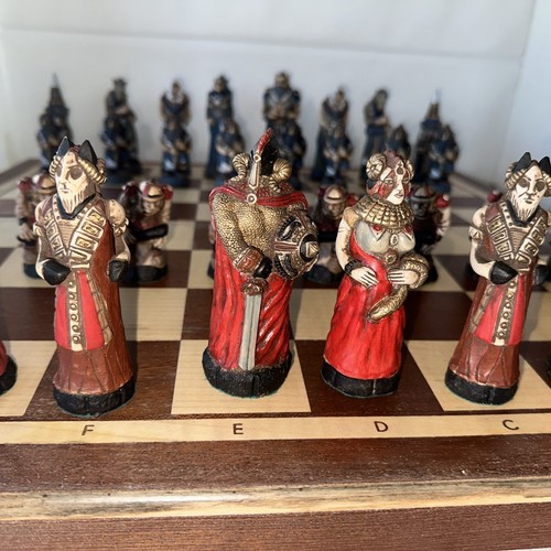 Vintage adults large chess set - adults,