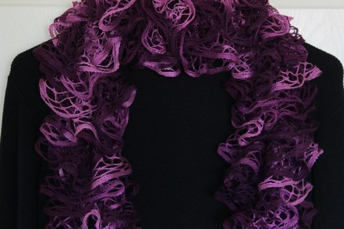 Handmade hand knitted ruffle - handmade,