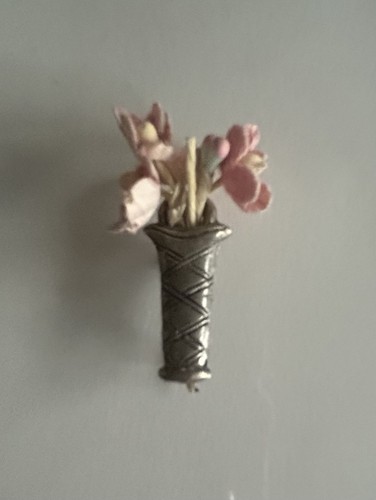 Vintage silver tone tussie - vintage,