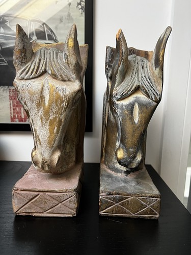 Vintage hand carved - hand-carved, large