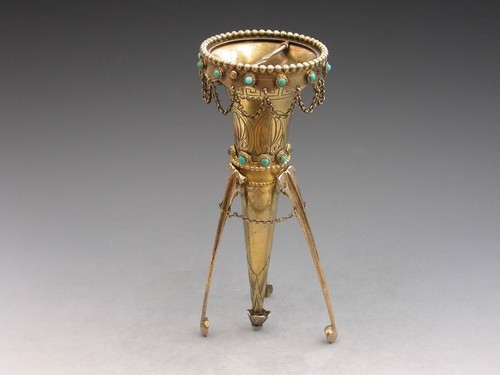 Victorian silver gilt - gilt, posy