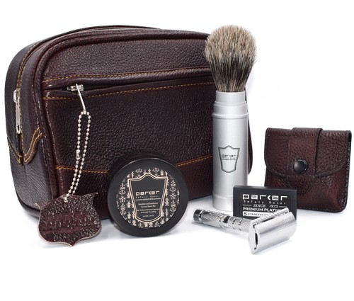 Parker travel kit leather - -,