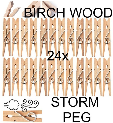 Large wooden pegs - wooden,