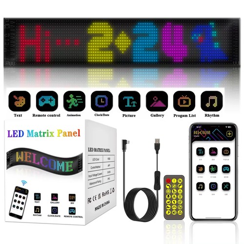 Rgb led sign scrolling - led,