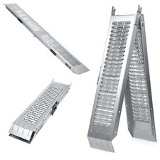1 x VEHICLE LOADING RAMP HEAVY DUTY 200KG CAPACITY FOLDING MOTORBIKE BIKE ACCESS