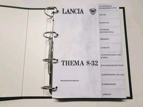 Workshop manual service lancia - workshop,