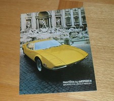 Detomaso Pantera Brochure