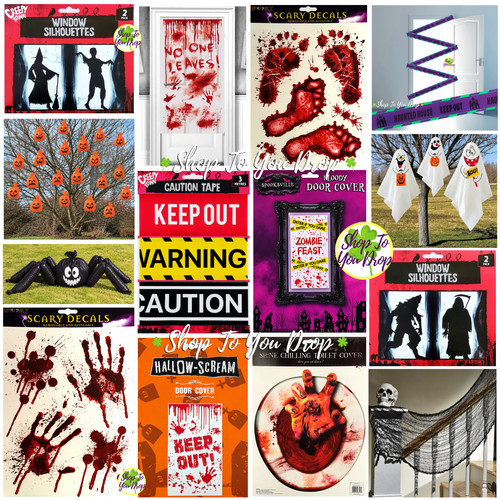 Halloween decorations window - halloween,